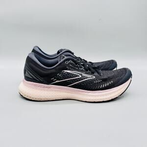 Brooks Shoes Womens 8.5 Black Pink Glycerin 19 Road Running Athletic Sneakers